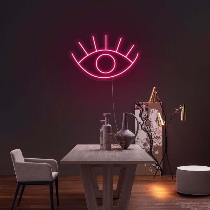 Auge Symbol LED-Neonschild Wohnzimmer Arbeitszimmer