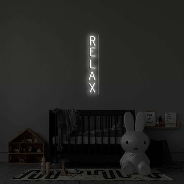 RELAX LED Neonschild für Schlafzimmer und Kinderzimmer