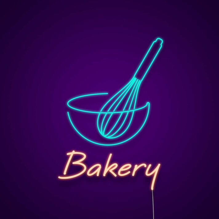 Bakery LED-Neonschild für Bäckerei Café