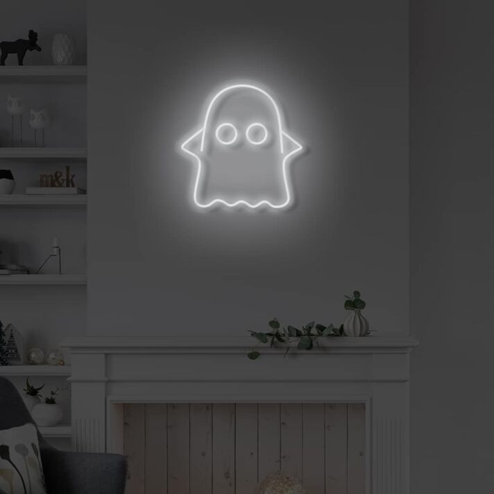 Geist Symbol LED-Neonschild Wohnzimmer Kinderzimmer