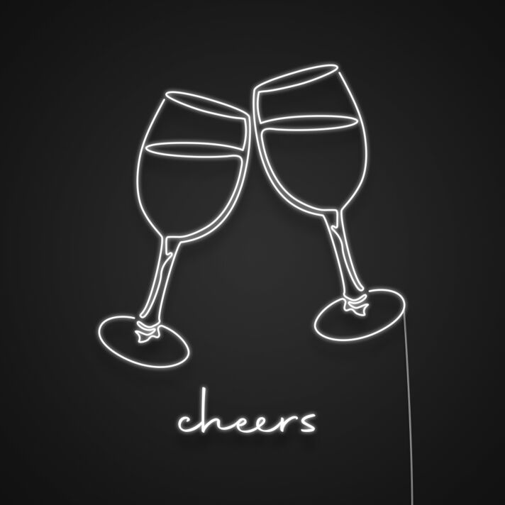 cheers LED-Neonschild für Bar und Party