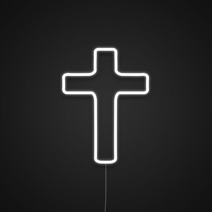 Kreuz LED-Neonschild Kirche Wohnzimmer
