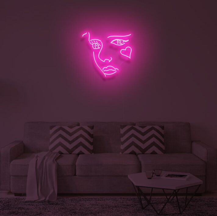 Flamingo LED-Neonschild für Wohnzimmer oder Schlafzimmer