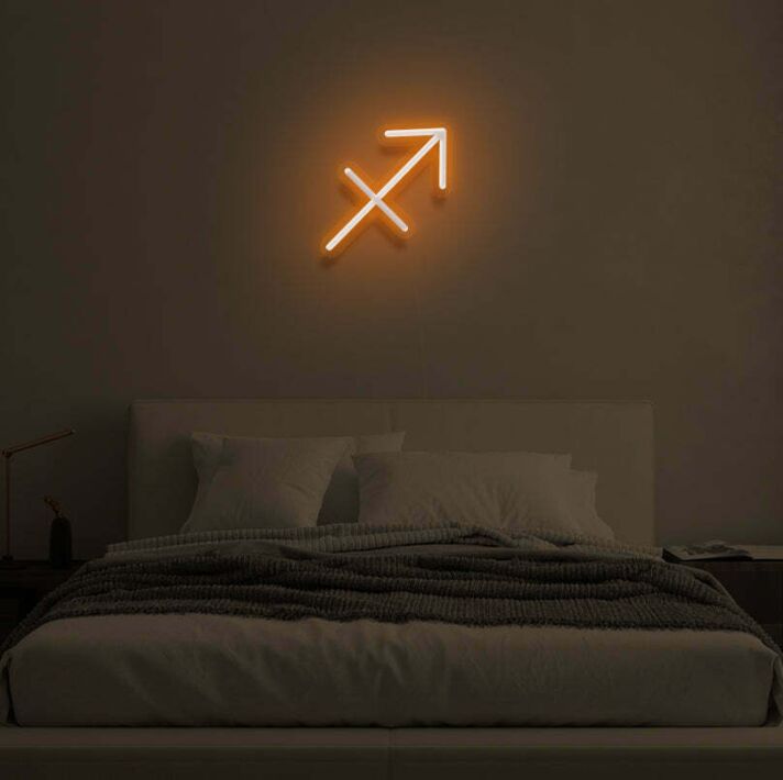 Schütze Sternzeichen Symbol LED-Neonschild Schlafzimmer Wohnzimmer