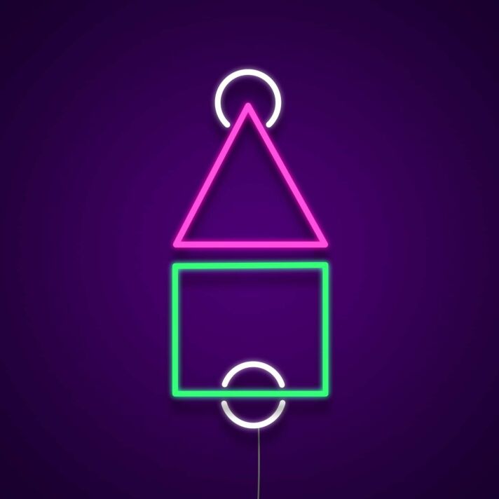 Haus Symbol LED-Neonschild Wohnzimmer Kinderzimmer