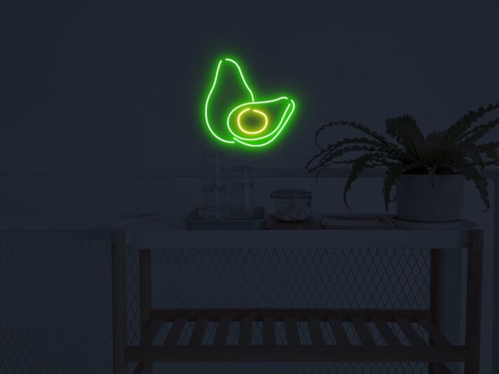 Avocado Früchte LED Neon Schild