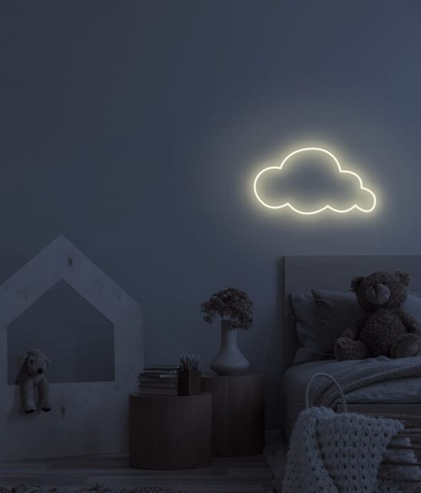 Wolke LED-Neonschild für Kinderzimmer Schlafzimmer