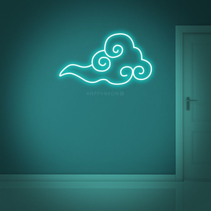 Wolke mit Wirbelmuster LED-Neonschild Wohnzimmer Schlafzimmer