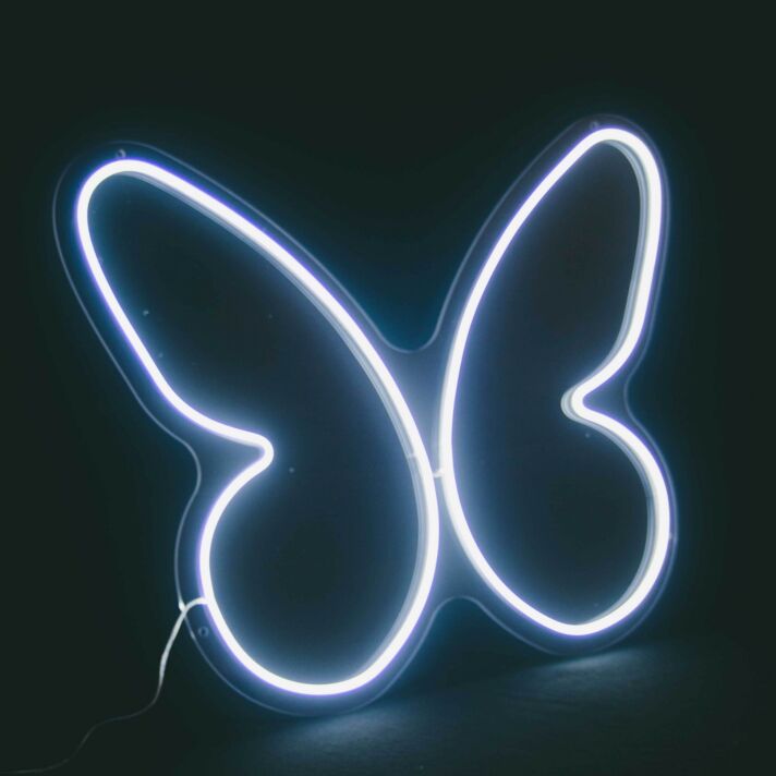 Schmetterling LED-Neonschild Wohnzimmer Kinderzimmer