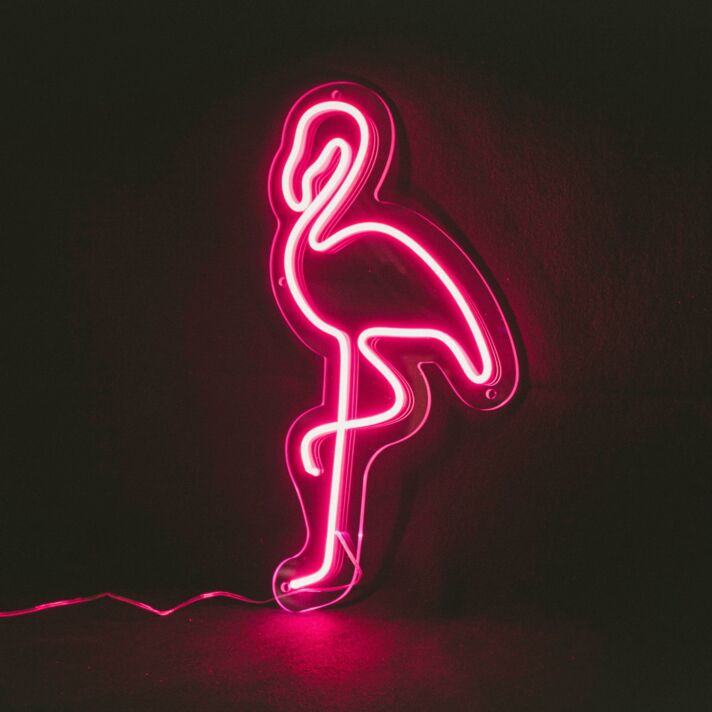 Flamingo LED-Neonschild für Wohnzimmer und Bar