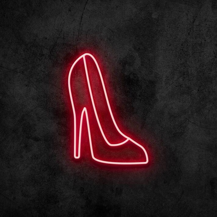 High Heel Schuh LED-Neonschild für Modegeschäft Boutique