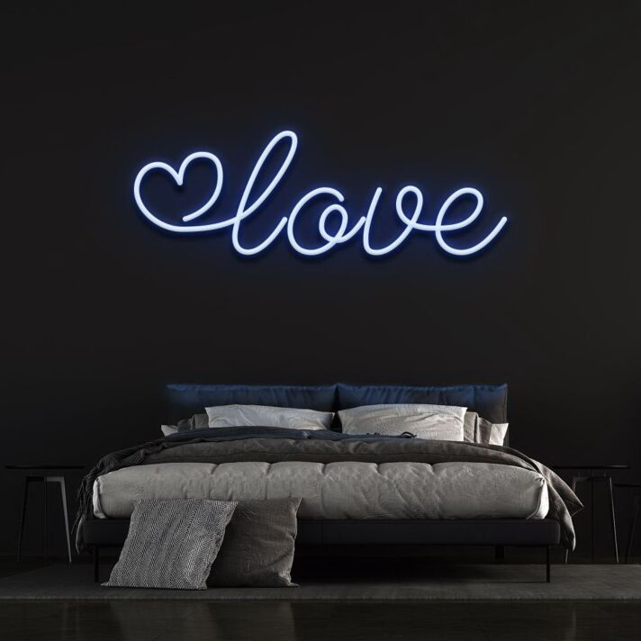 LOVE LED Neonschild für Schlafzimmer oder Wohnraum
