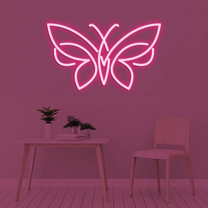 Schmetterling LED-Neonschild Wohnzimmer Schlafzimmer