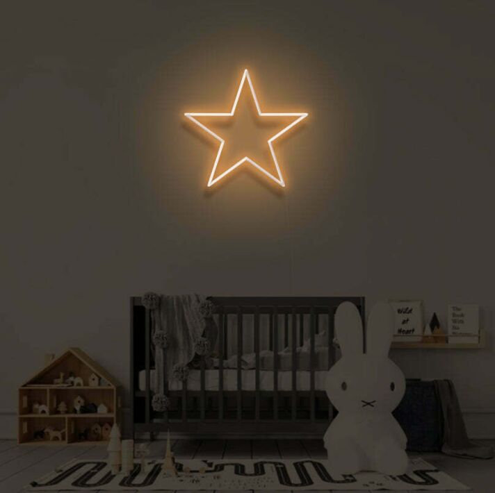 Stern LED-Neonschild für Kinderzimmer
