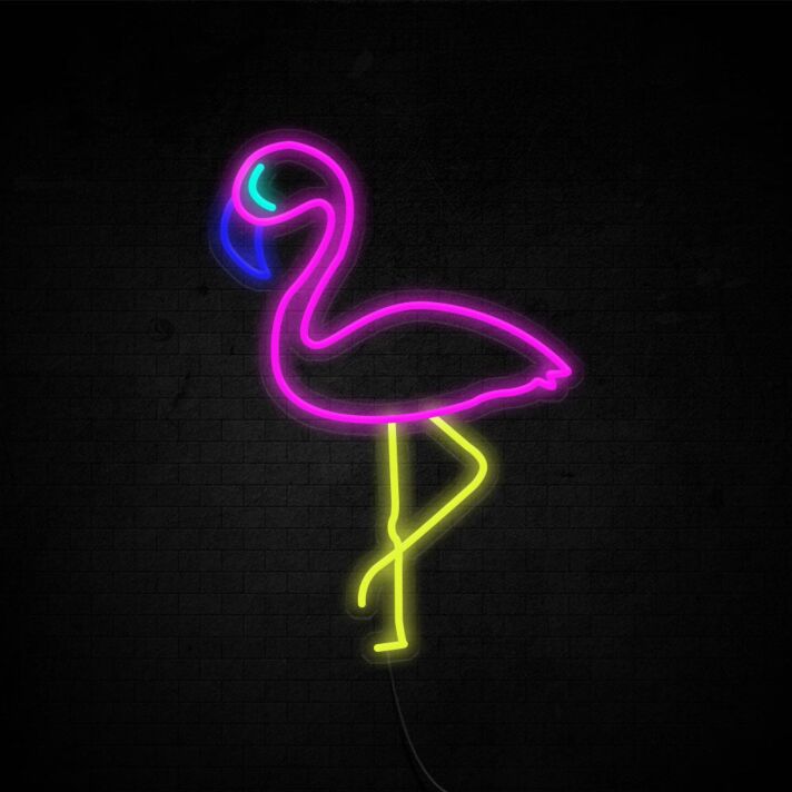 Flamingo LED-Neonschild für Bar oder Wohnzimmer