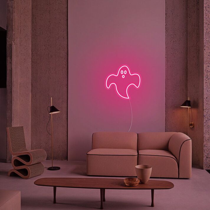 Geist LED-Neonschild für Wohnzimmer oder Party