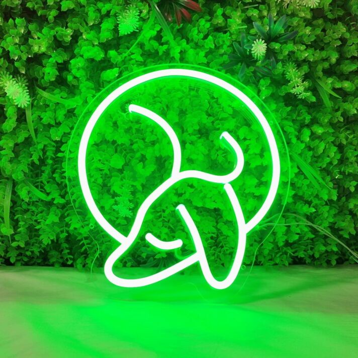 Hundekopf LED-Neonschild für Wohnzimmer und Haustierladen