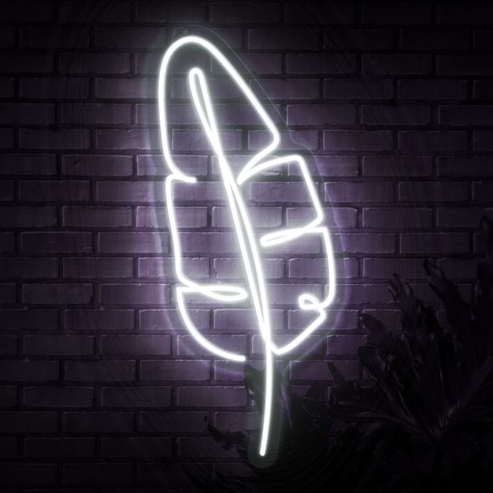 Feder LED-Neonschild Wohnzimmer Schlafzimmer