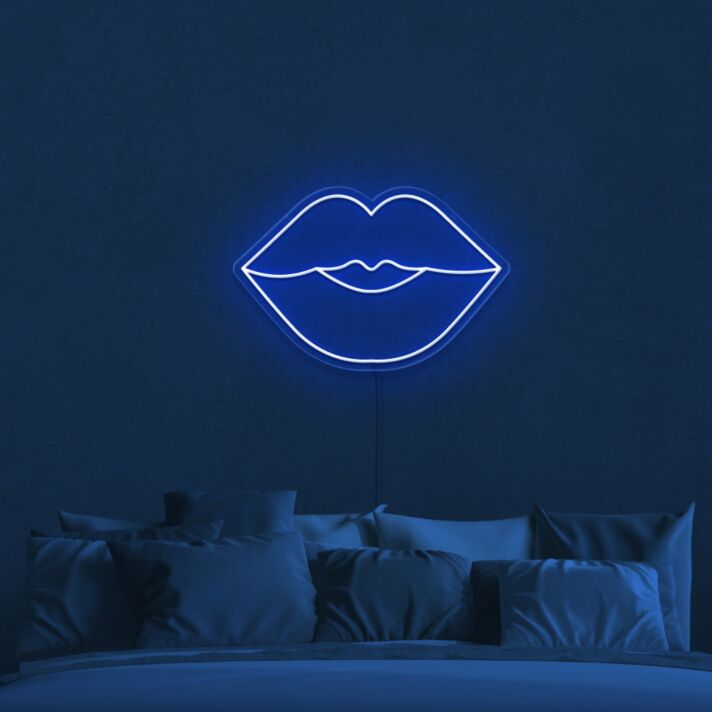 Lippen Symbol LED-Neonschild für Schlafzimmer Wohnzimmer