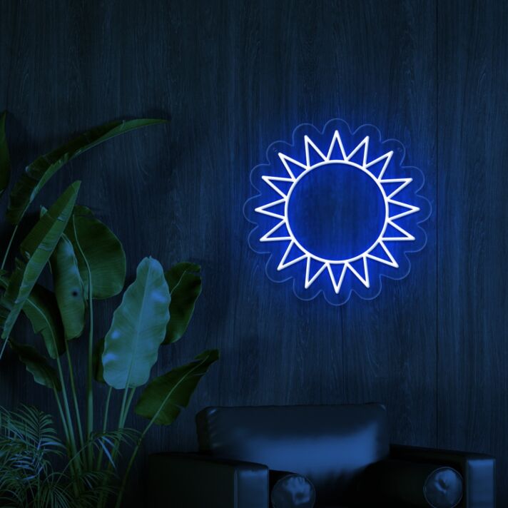 Sonne Symbol LED-Neonschild Wohnzimmer Bar