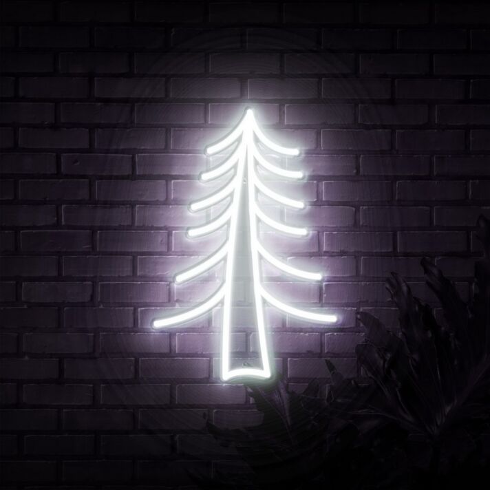 Tannenbaum LED-Neonschild Wohnzimmer Café