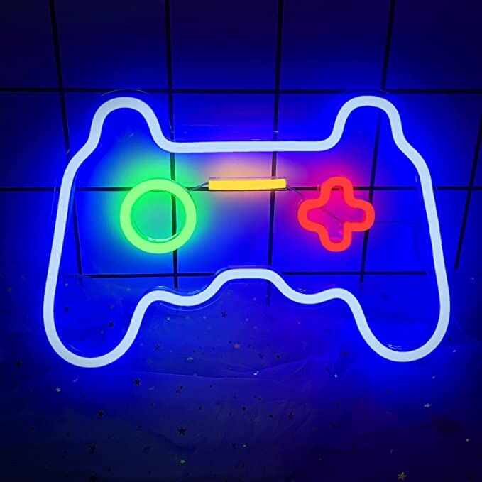 Spielcontroller LED-Neonschild für Gamingzimmer Wohnzimmer