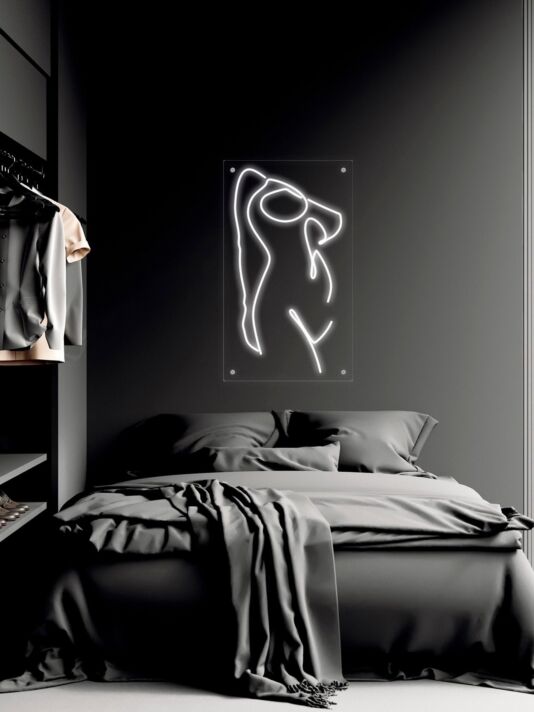 Abstrakte Frauenfigur LED-Neonschild Schlafzimmer Wohnzimmer