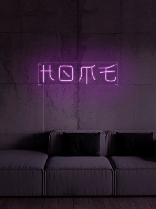 HOME LED-Neonschild Wohnzimmer Schlafzimmer