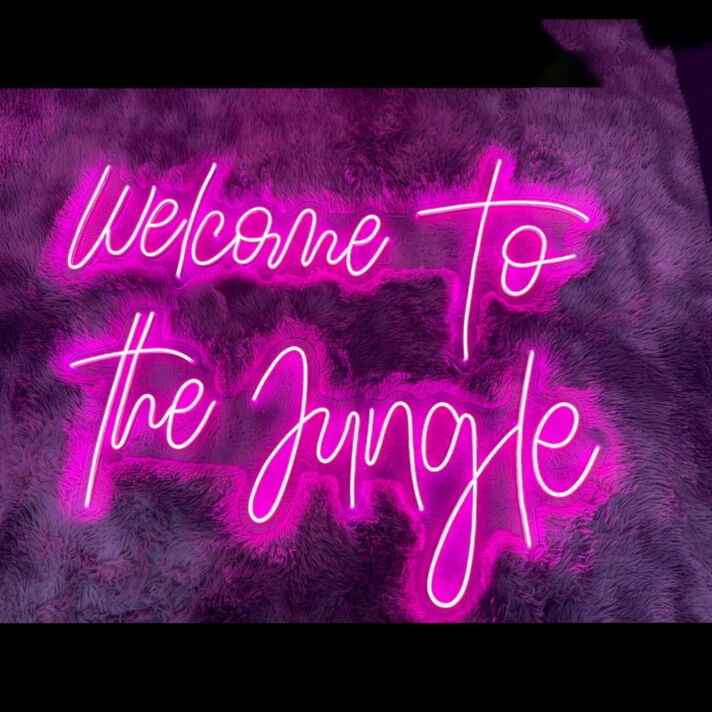 Welcome to the Jungle LED-Neonschild für Bar Club
