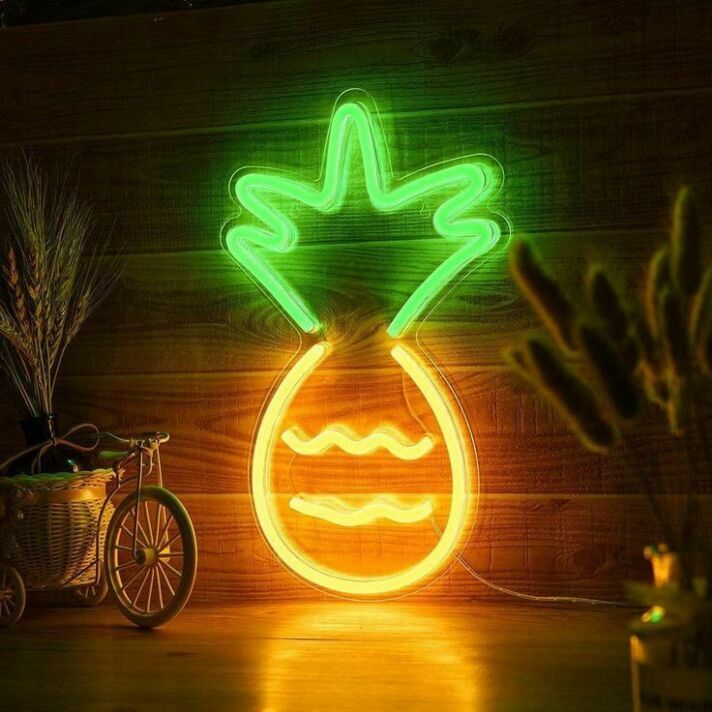 Ananas LED-Neonschild für Wohnzimmer und Bar