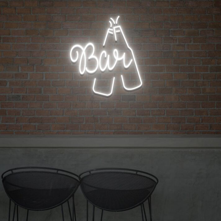 Bierflaschen LED Neonschild für Bar und Club