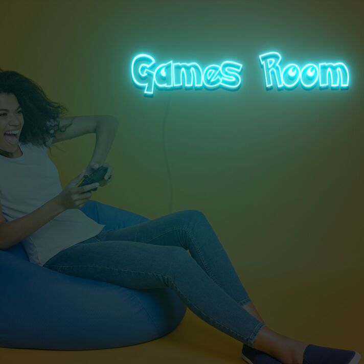 Games Room LED-Neonschild für Spielzimmer