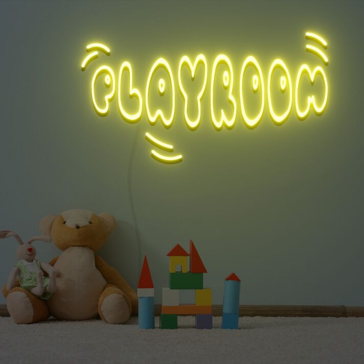 PLAYROOM LED-Neonschild für Kinderzimmer