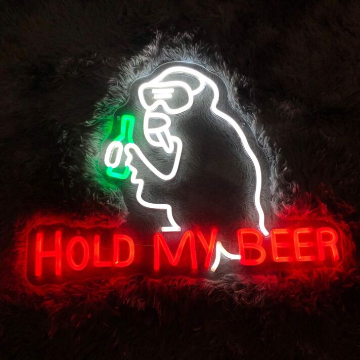 HOLD MY BEER LED-Neonschild für Bar Club