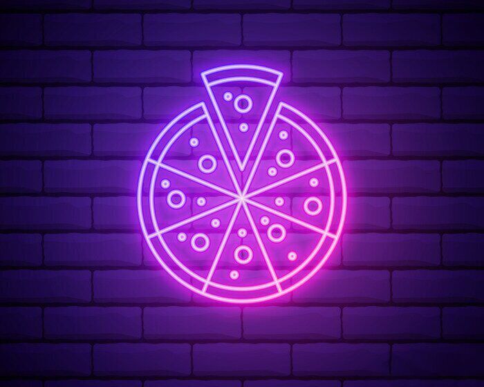 Pizza LED Neonschild für Restaurant Küche oder Bar