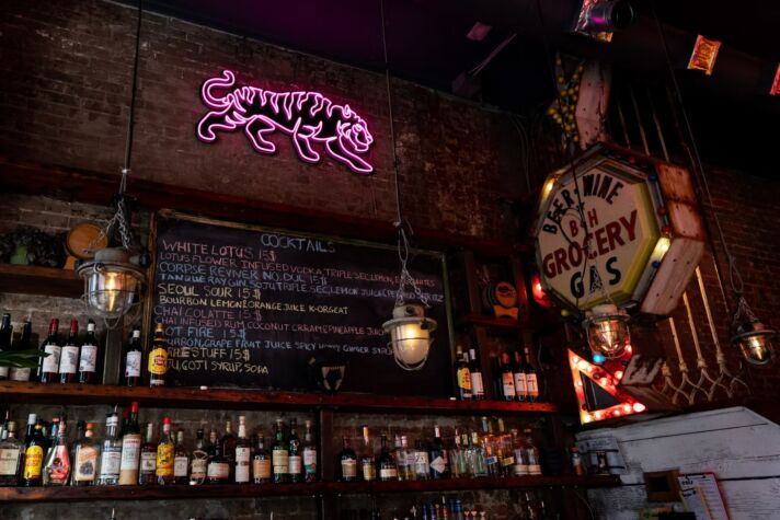 Tiger LED-Neonschild für Bar und Club