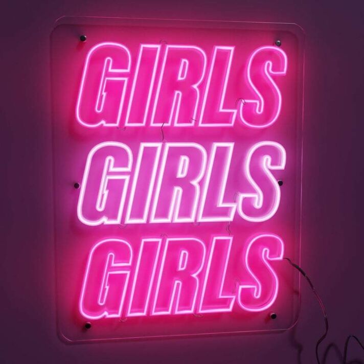 GIRLS GIRLS GIRLS LED-Neonschild für Bar Club