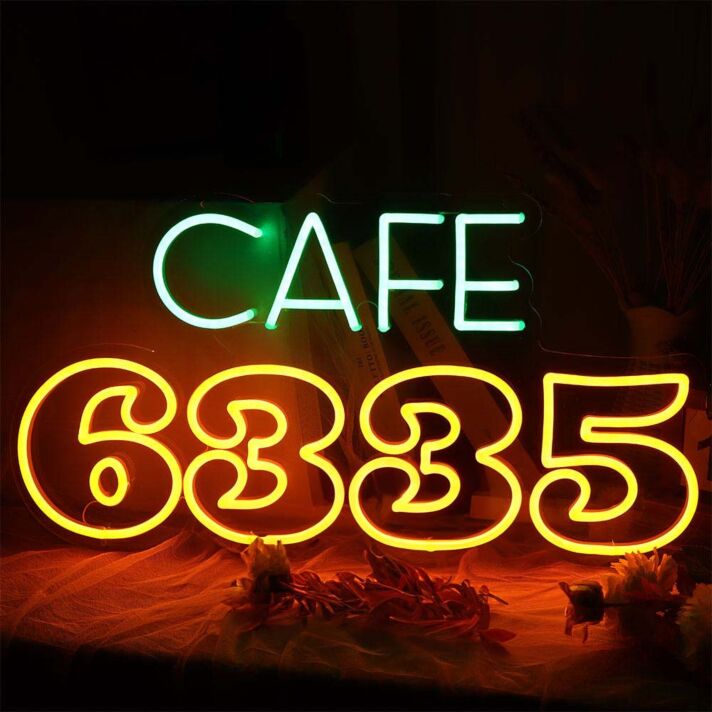 CAFE 6335 LED-Neonschild für Cafe Restaurant