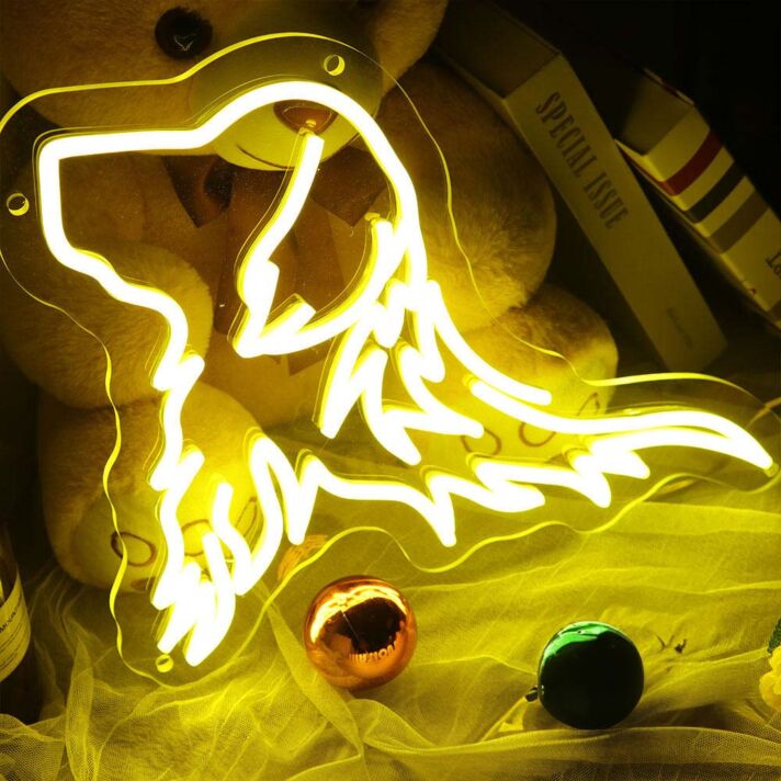 Hundekopf Silhouette LED-Neonschild für Wohnzimmer oder Schlafzimmer