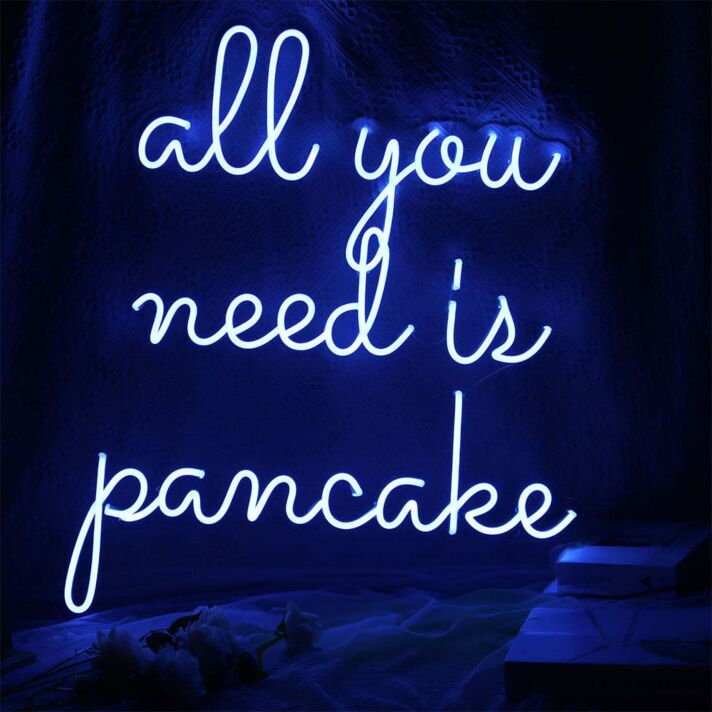 all you need is pancake LED-Neonschild für Café Küche