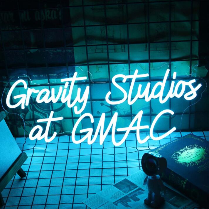 Gravity Studios at GMAC LED-Neonschild für Studio oder Event