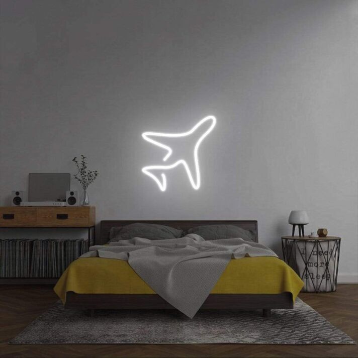 Flugzeug LED-Neonschild Schlafzimmer Wohnzimmer