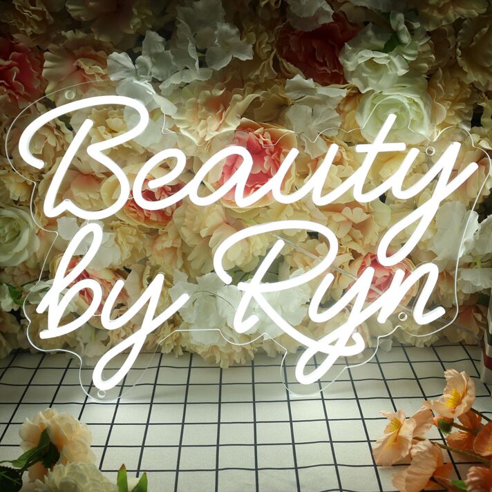 Beauty by Ryn LED-Neonschild für Kosmetikstudio