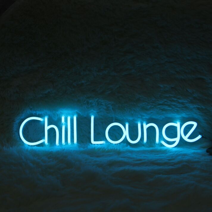 Chill Lounge LED-Neonschild für Bar und Wohnzimmer