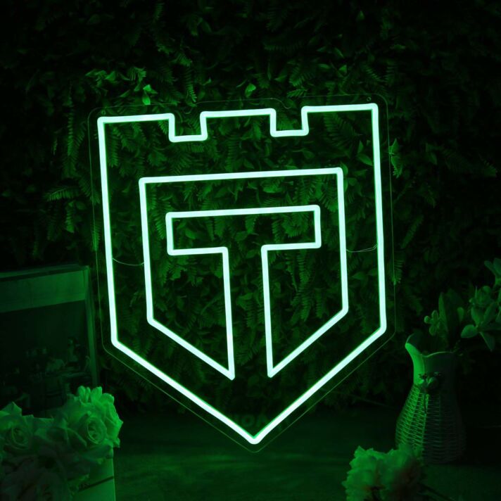 Modernes LED Neonschild Schild Symbol abstraktes Neon Wandlicht für Wohnzimmer Büro oder Bar