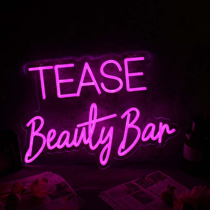 TEASE Beauty Bar LED-Neonschild für Kosmetikstudio oder Bar