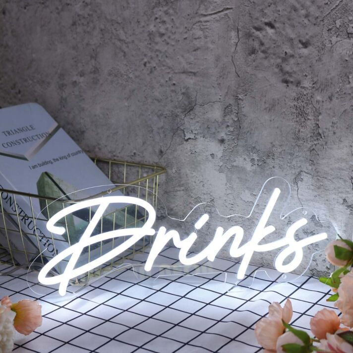 Drinks LED-Neonschild für Bar und Party