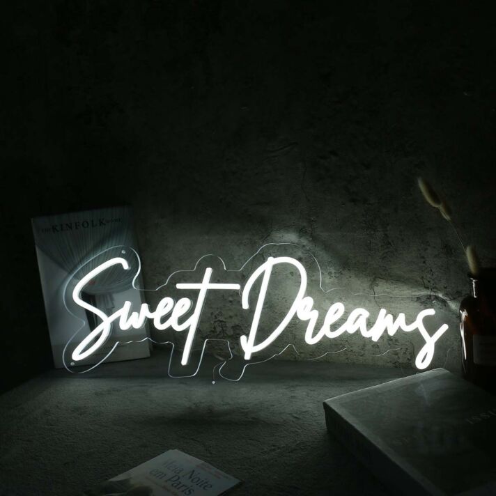 Sweet Dreams LED-Neonschild Schlafzimmer Wohnzimmer