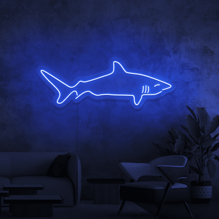 Hai LED-Neonschild Wohnzimmer Bar