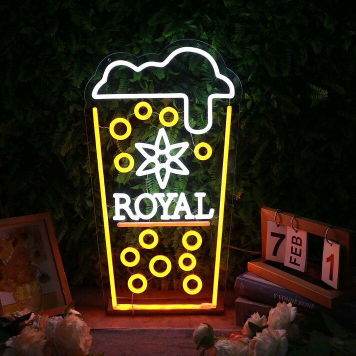Bubble Tea Becher LED Neonschild für Cafe und Bar